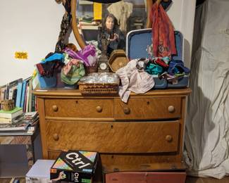 Bird's eye maple dresser