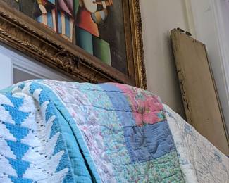 Quilts, chenille bedspreads, and comforters