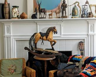 Mid century furniture and art