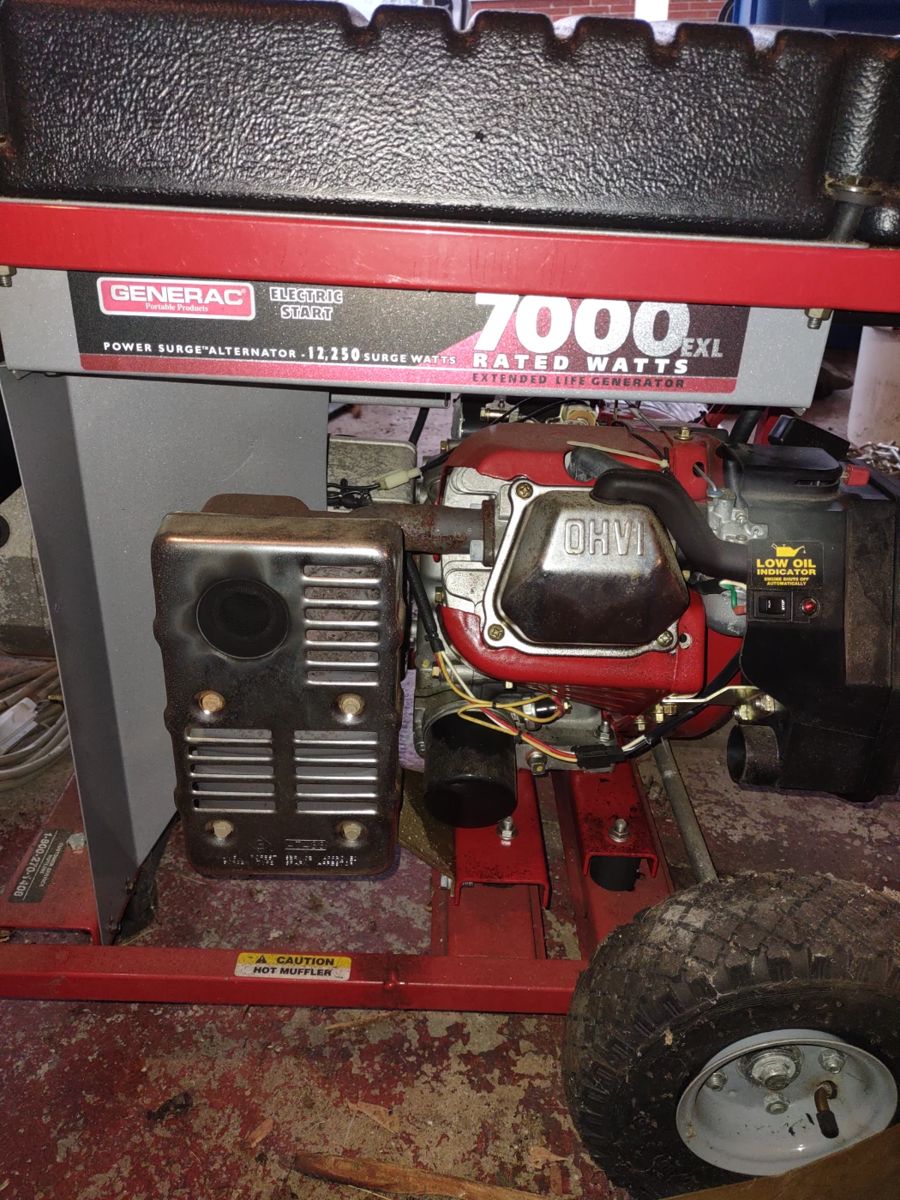Generac 7000 gas generator only 85 hours