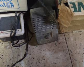 Drive-in movie speakers