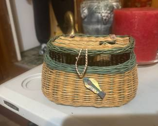Vintage fish basket 