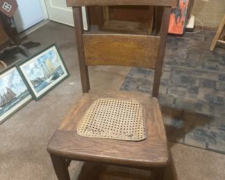 Antique chair. There are a couple more not shown 