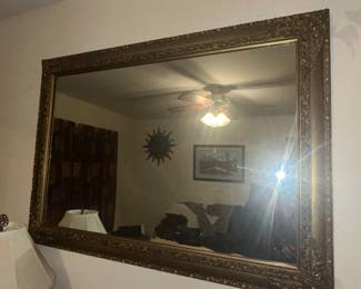 Heavy vintage wall mirror 