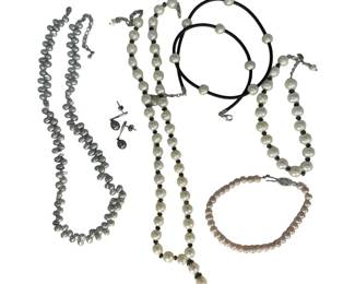 Sterling Silver Freshwater Pearl Lot