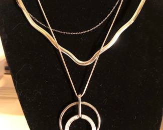 Silver Choker, Necklaces