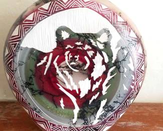 Navajo Horse Hair Pottery Aaron Willie