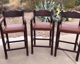 Set Of 3 Gorgeous Bar Stools
