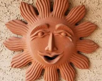 Terracotta Sun Wall Art