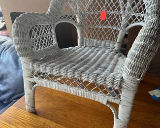 Child’s wicker chair 