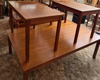 Danish teak end tables
