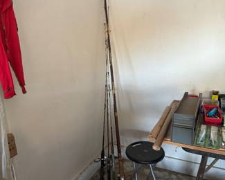 Fishing poles 