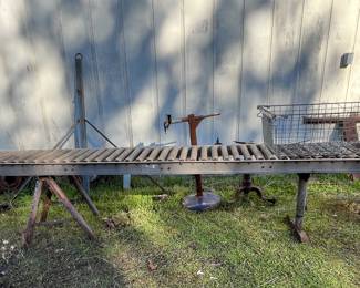 extension roller table for band saw.