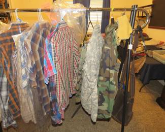 Pearl snap shirts, Military Jackets