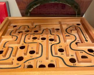 Vintage Labyrinth Wooden Maze Game