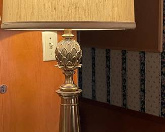 Mid century Stiffel Brass Pineapple Lamp