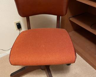 Several office chairs to choose from including this beauty