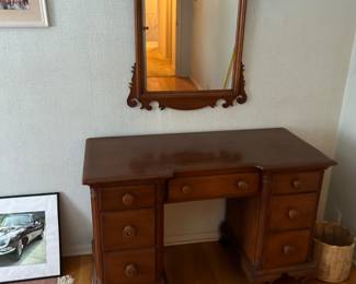 Desk and Mirror