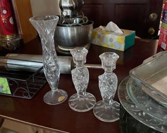 Tons and tons of glassware 