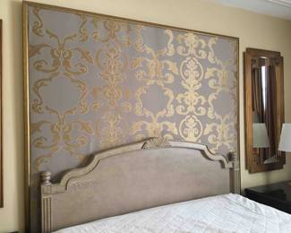 Ritz Carlton King Crackle and Fabric Wallboard