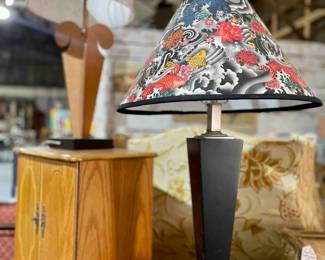 Custom Lamp Shades and Lots of Lighting