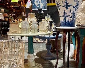 Temple Jar Lighting Lamp Shades Cane Baskets