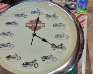 Harley clock 