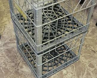 Mayfield metal milk crates 