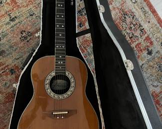 Rare Vintage 80’s  model 1651
This is a Stereo Ovation guitar. Of course John Lennon played one.! 