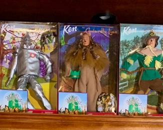 5 characters from Wizard of OZ vintage NIB