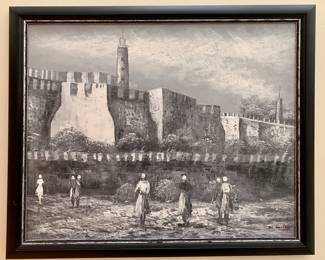 M.Vanley oil painting