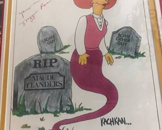 Maude Flanders original hand signed