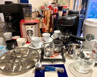 Collectible Starbuck, Expresso machines, not showing Starbucks retired coffee cups i.e. 2016 Portugal mug with box.