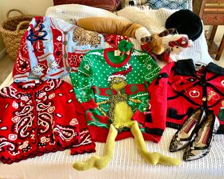 Need a Christmas sweater? How about high heels