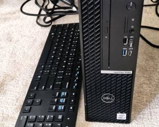 Dell OptiPlex 5080 Desktop Computer working and less than 2 yrs old. 10th Gen Intel i7-10700CPU. 16GB RAM. 500 GB hard drive. Windows 11 Pro. Wireless keyboard and mouse