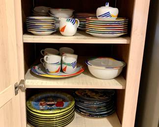 Mikasa Harliquin dish set.