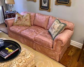 Custom Pink Sofa