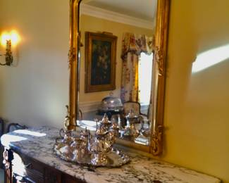 Antique French Gilt Mirror