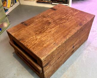 Huge Wooden Lidded Box