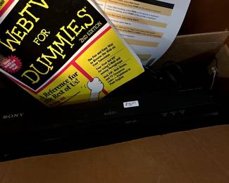 WebTV (Vintage) + Books