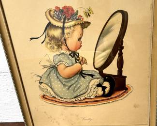 Vintage Doll Print 