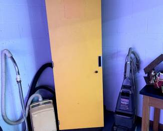 6 Large Yellow Storage Commercial Cabinets