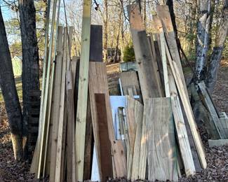 Huge Lot of Assorted Lumber. Best Offer takes all by Sunday at 5, 