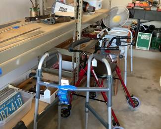 Metal shelves are still here  Walkers have sold