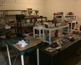 Updated pic  Garage still has some treasures. Metal Shelves are still here along with several tools