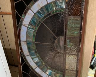 30" x 45" stained glass panel