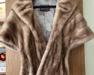 Mink stoles....