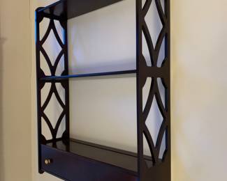 Bombay wooden wall shelf with drawer
