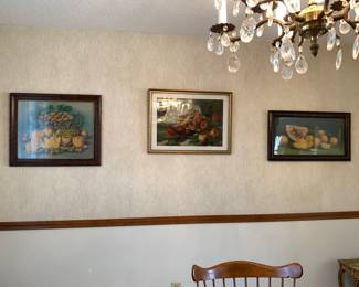 antique fruit still-life lithographs