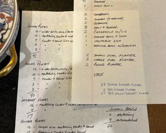 LARGE SET OF LENOX CHINA